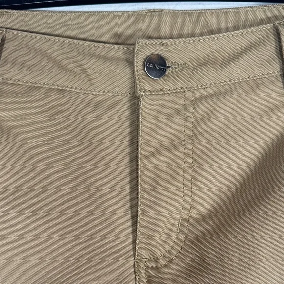 Carhartt Women's Rugged Professional Original Fit Cargo Work Pants Khaki Size 8 - Picture 4 of 9